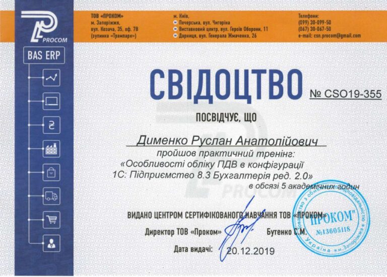 Дименко Тренінг 12.2019